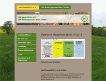 Tablet Screenshot of maschinenring-gmbh.com